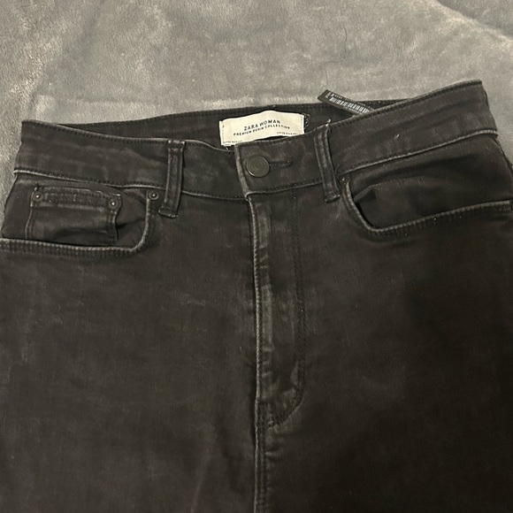 zara women’s black skinny jeans - Picture 3 of 4